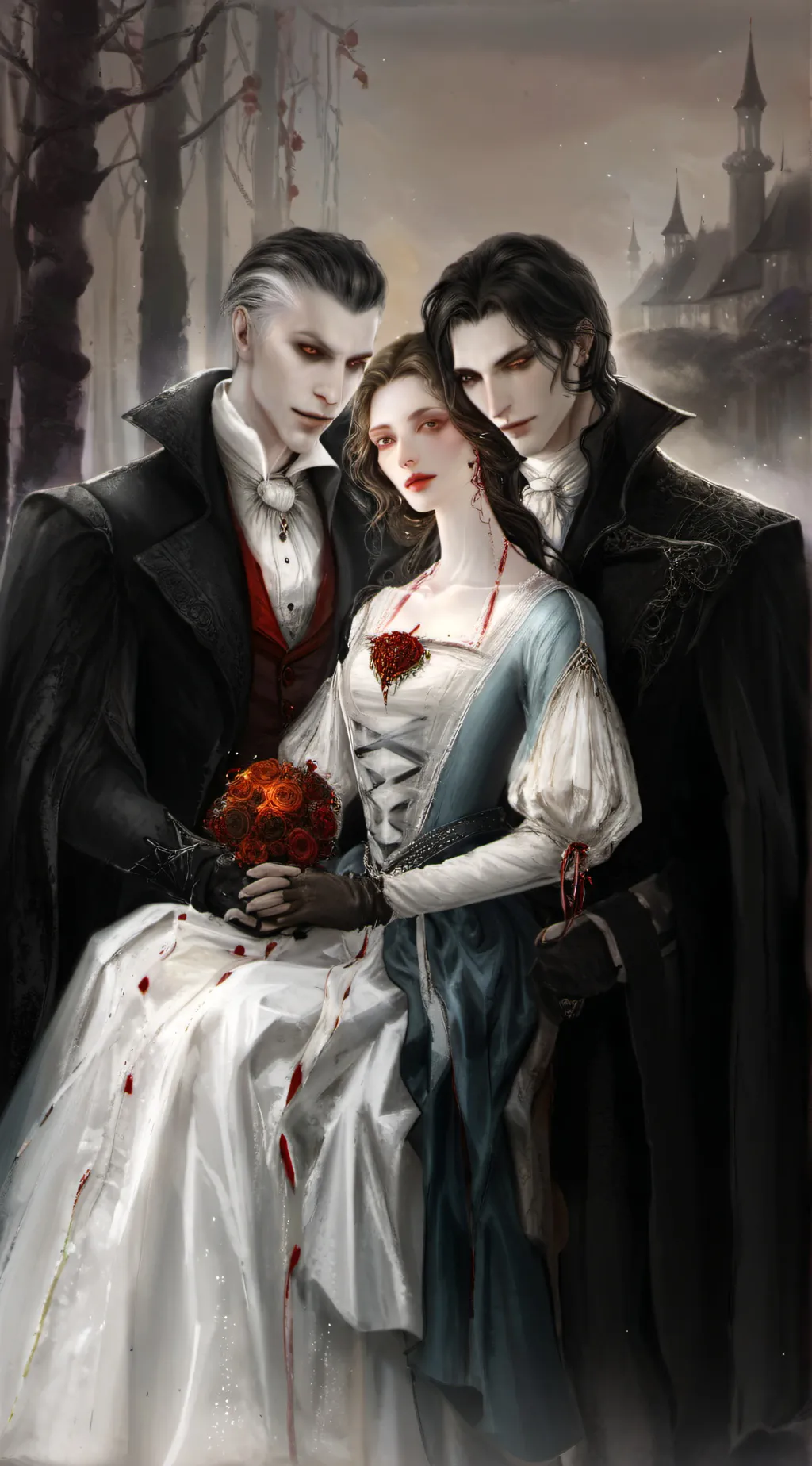 ai character: vampires love game background