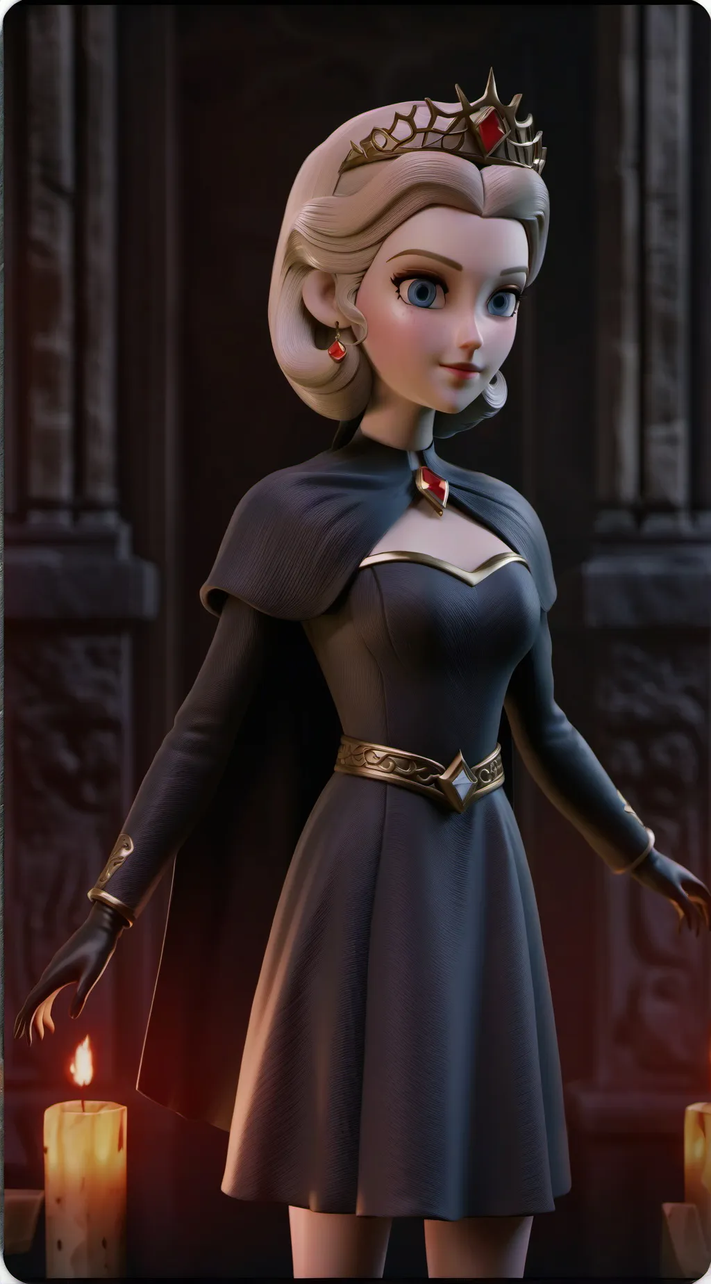 ai character: Shadow Queen background