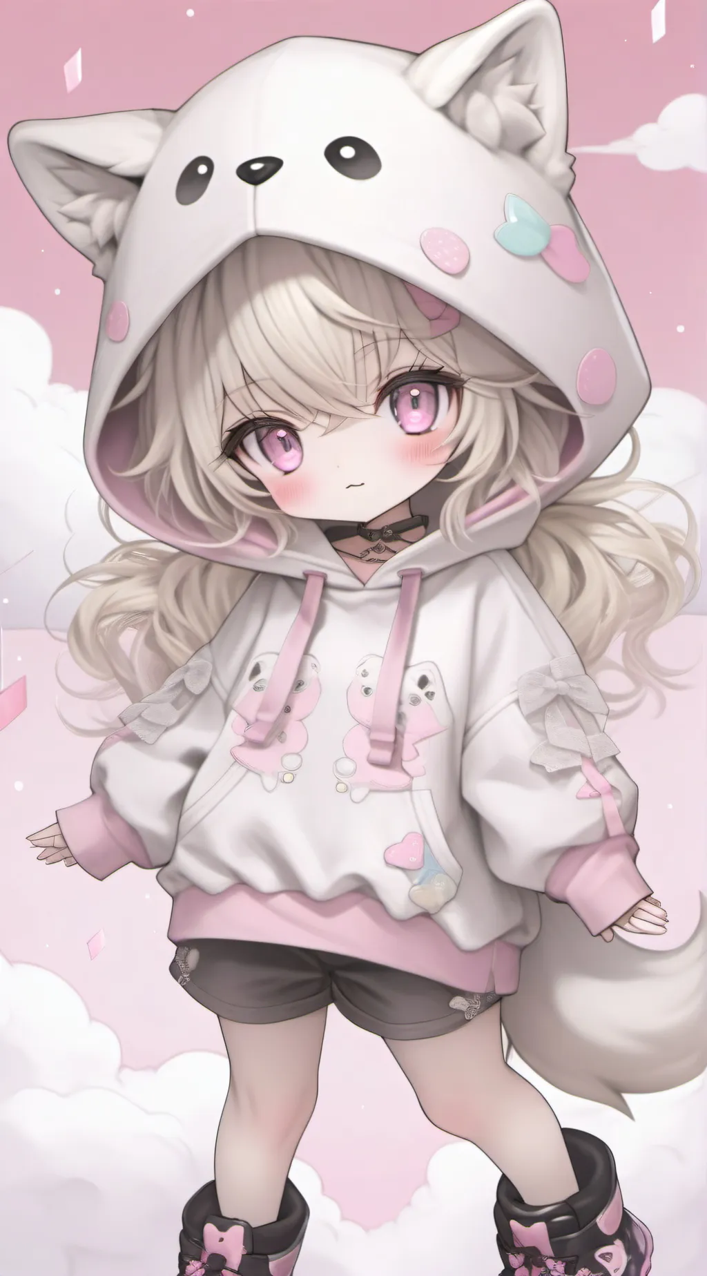 ai character: mha u a baby  background