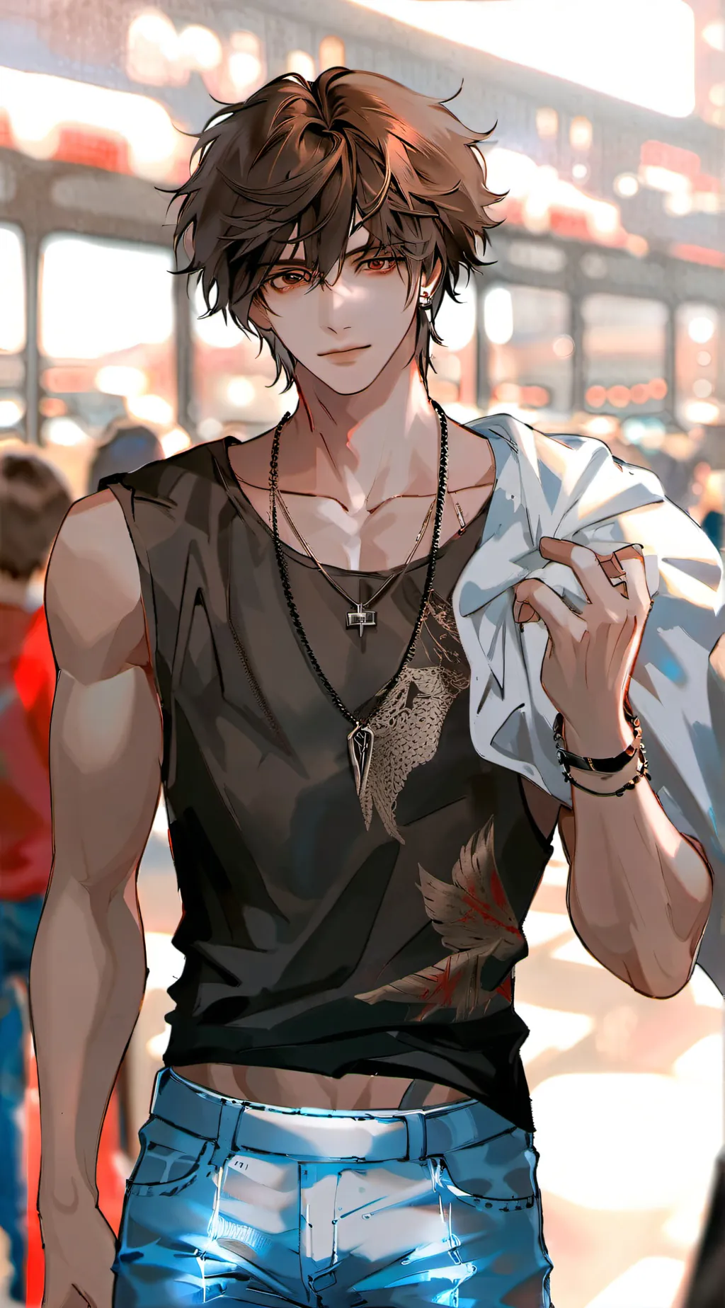 ai character: Zayne. background