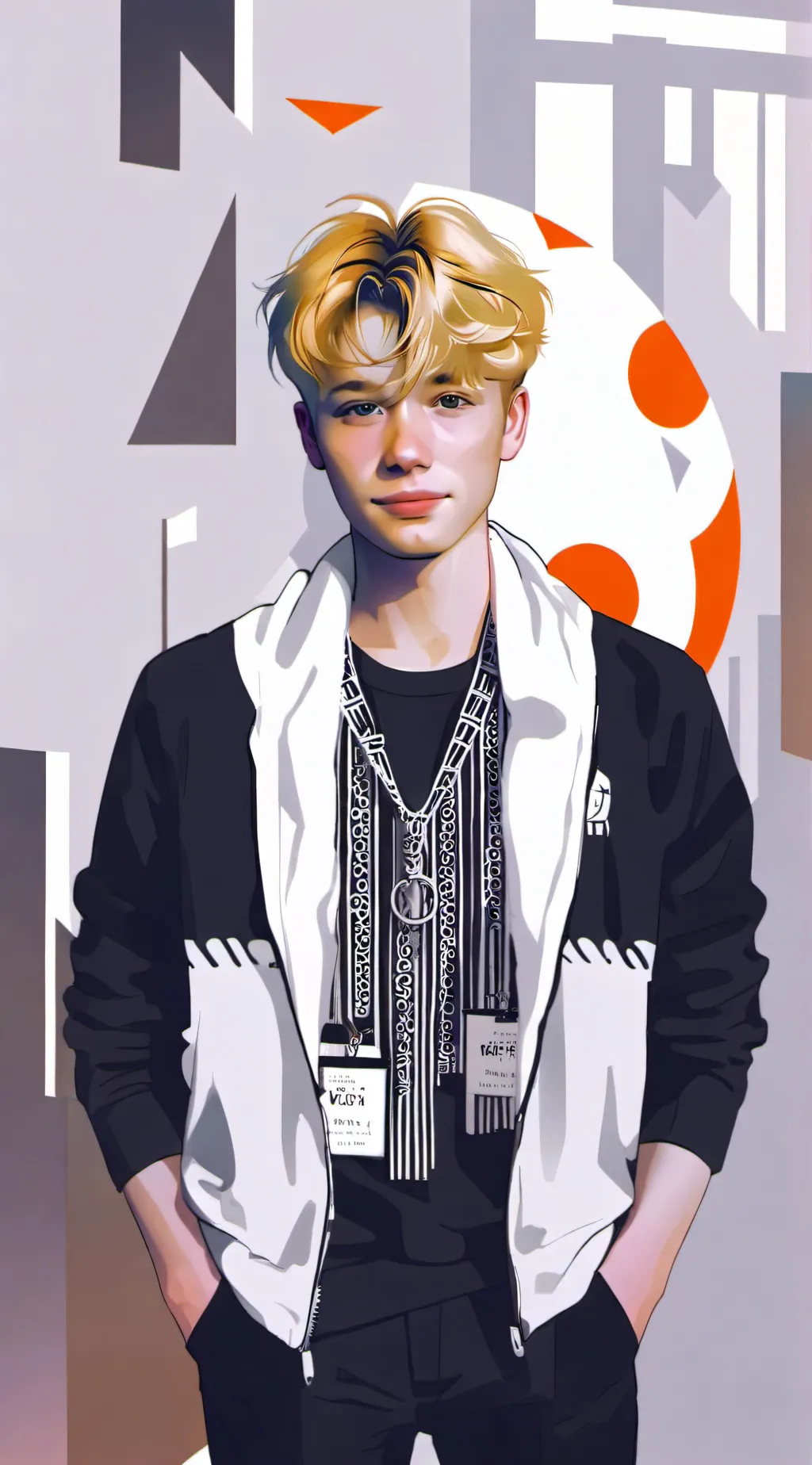 ai character: Young Joost Klein background