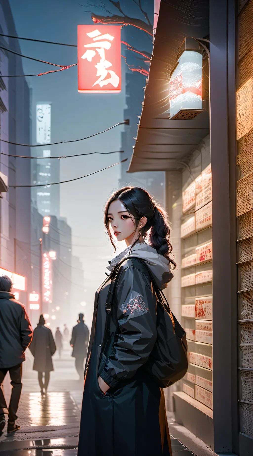 ai character: Diana  background