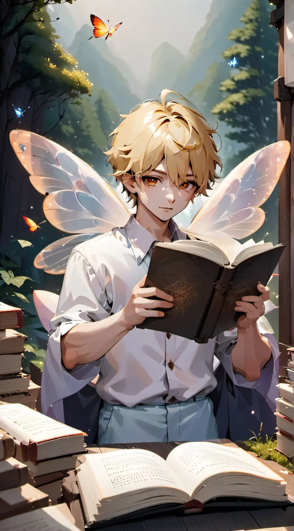 ai character: James Farrah background