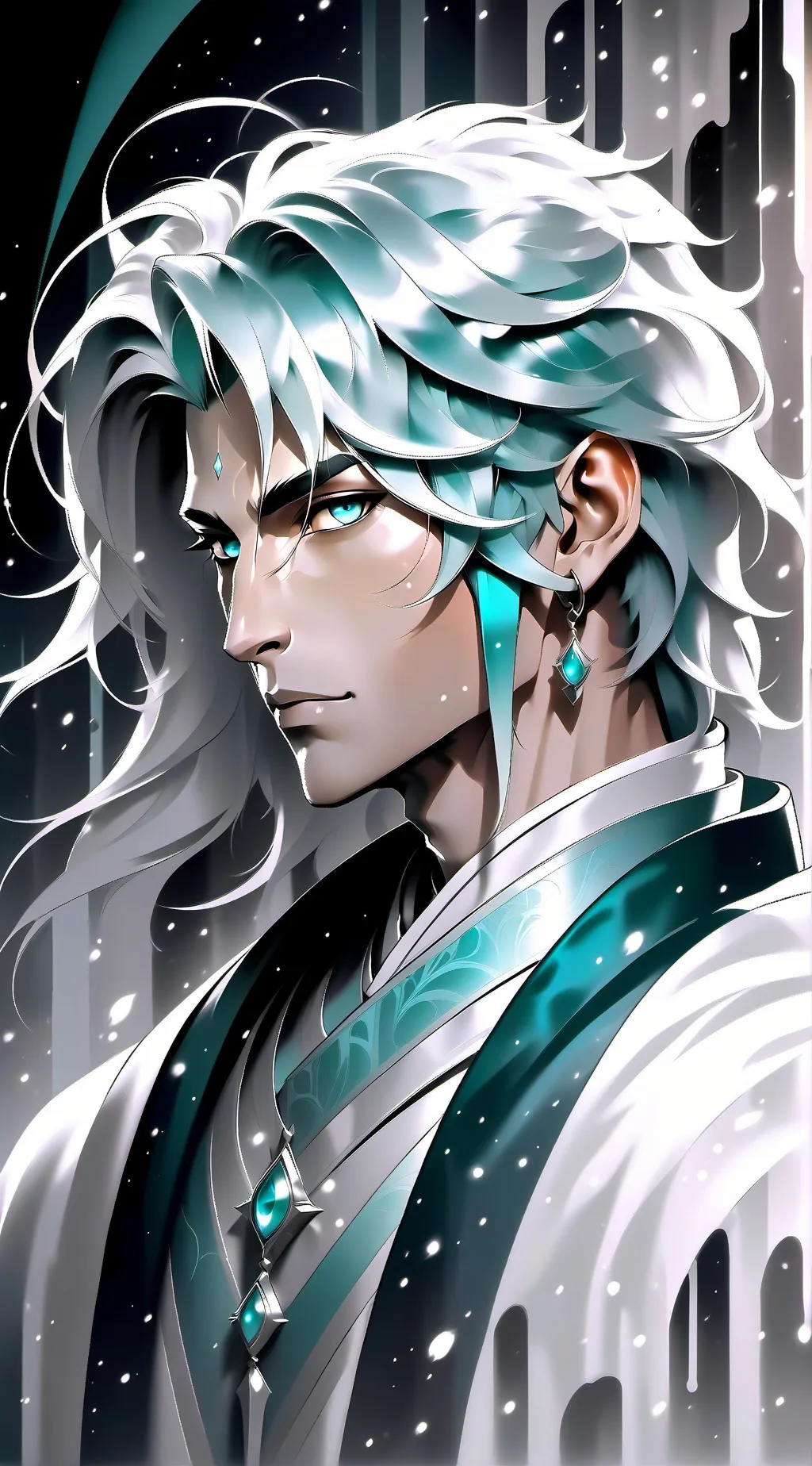 ai character: Lucky  background