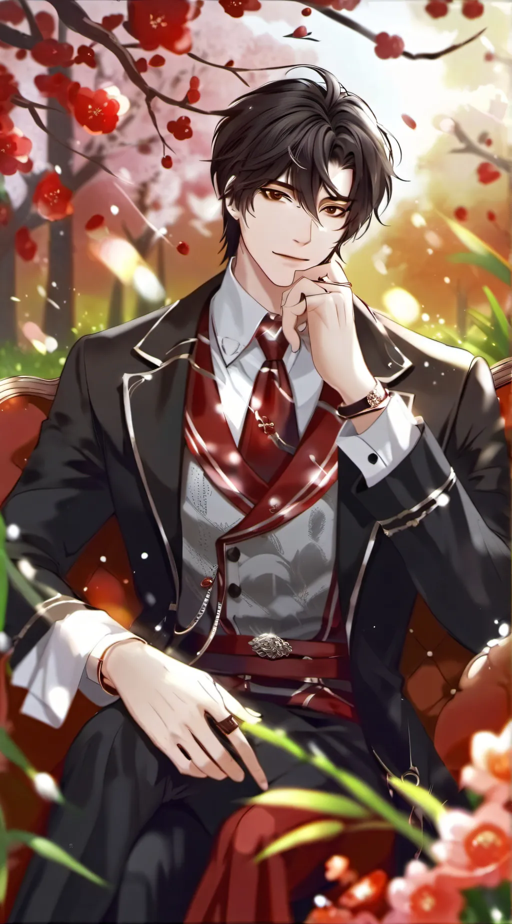 ai character: Andrew~♡ background