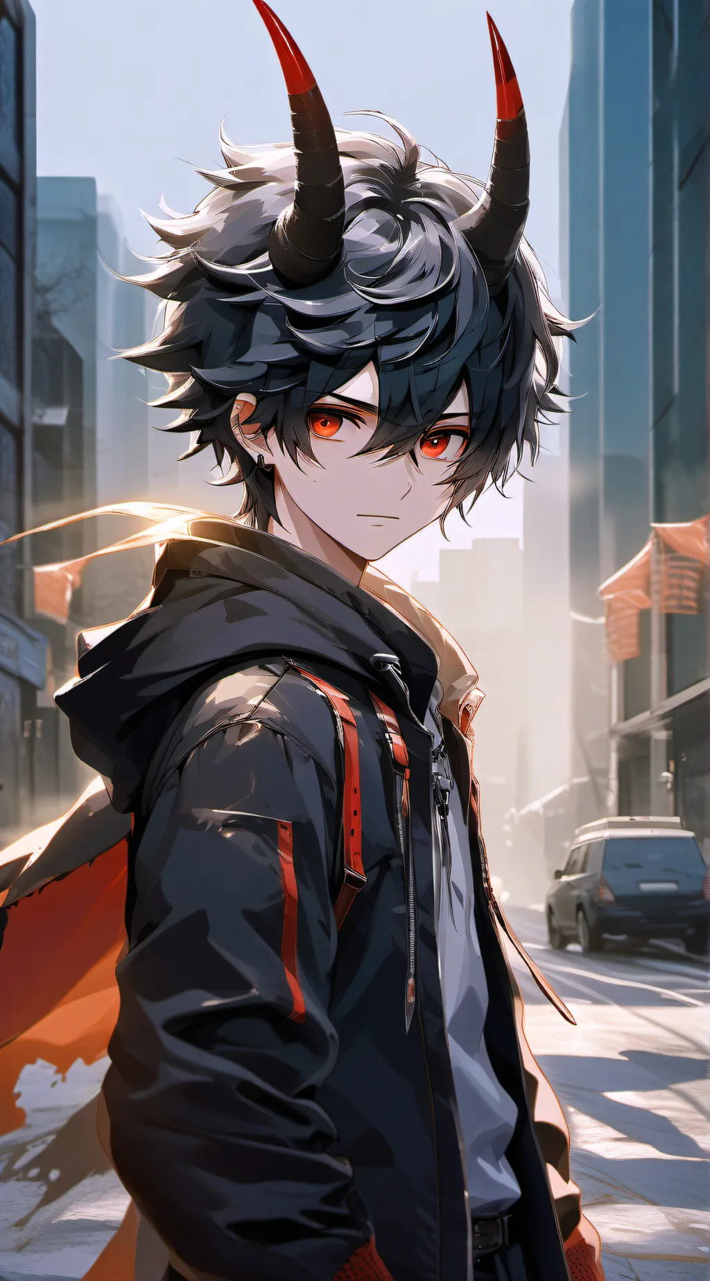 ai character: Luke. background