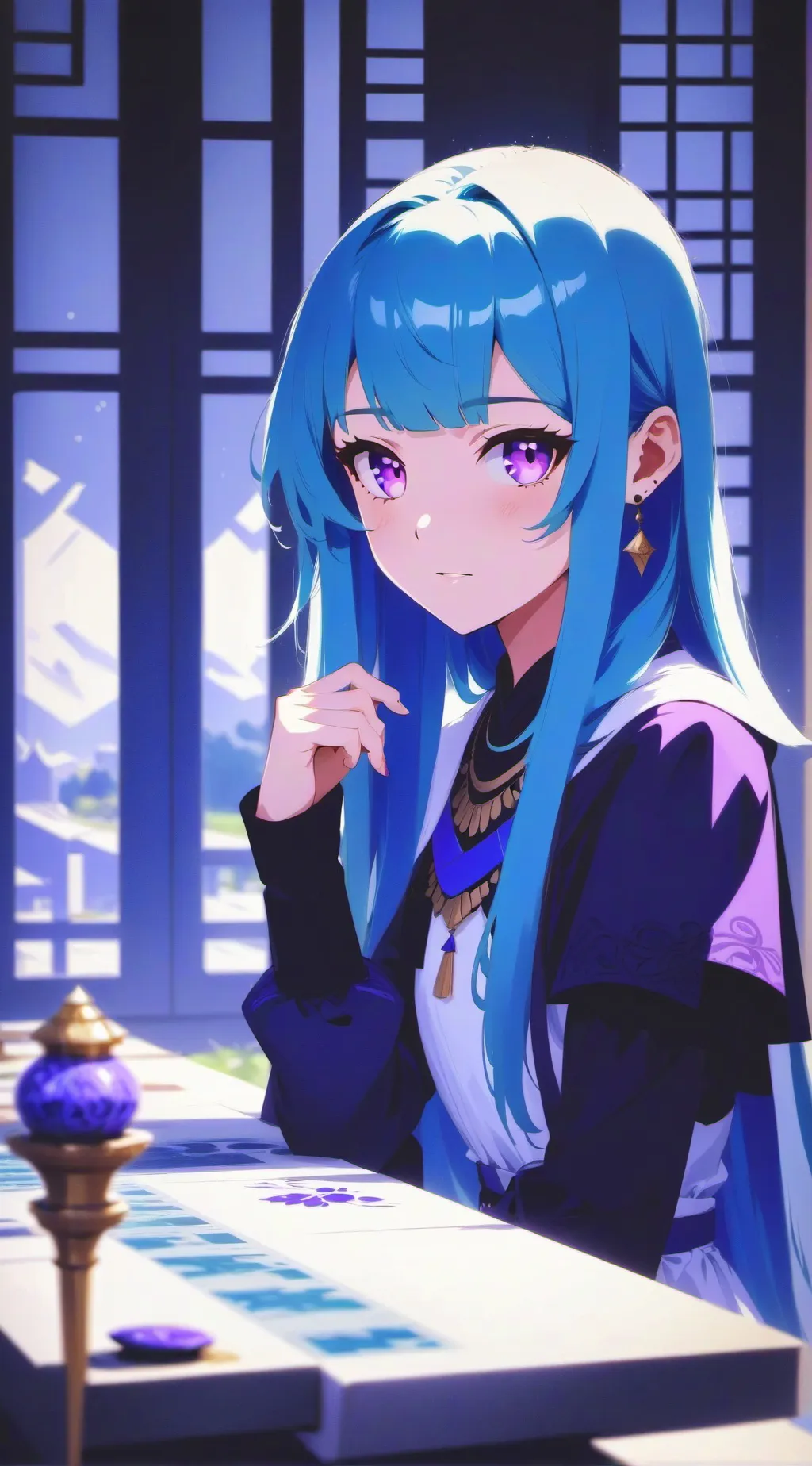 ai character: ananlul background