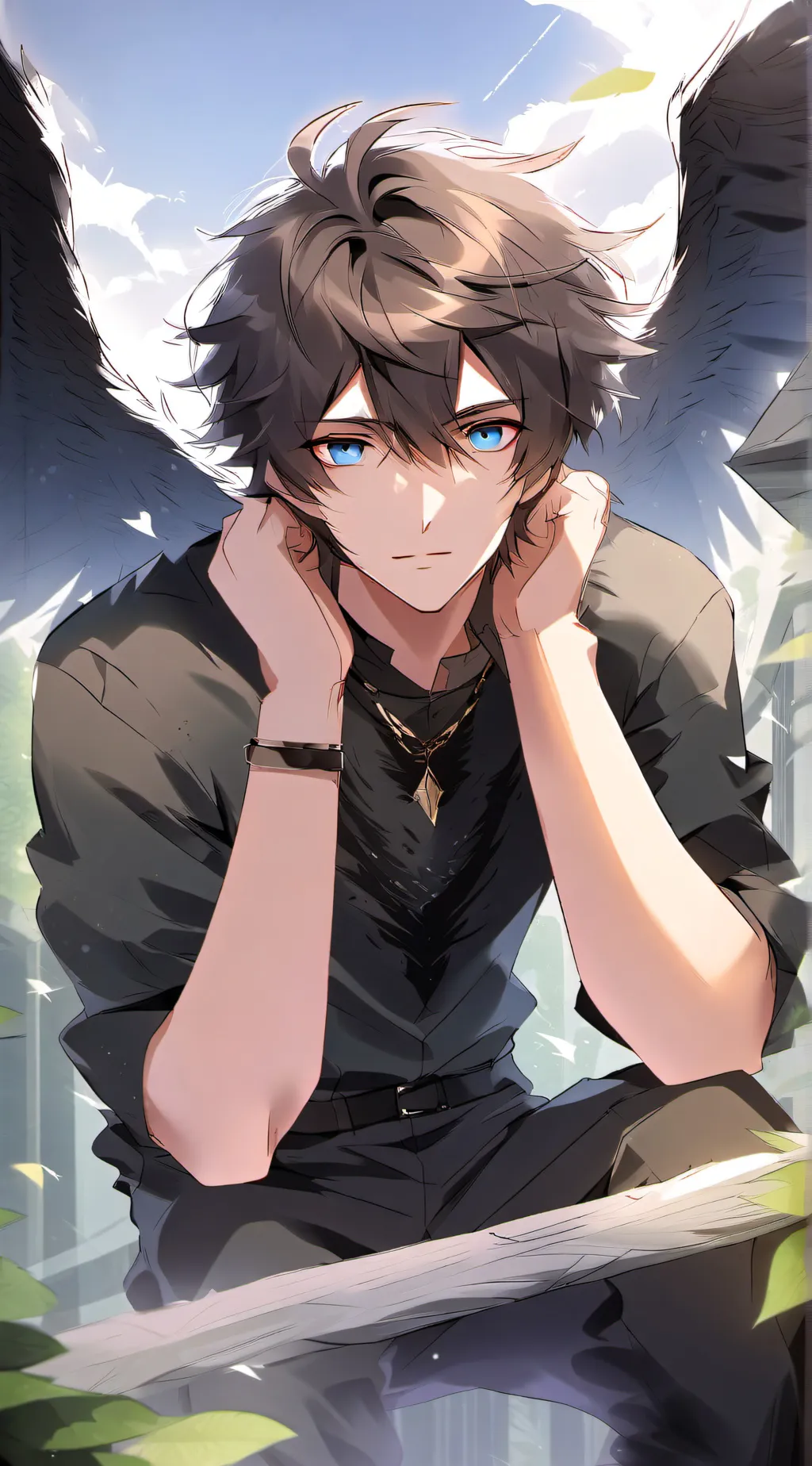 ai character: Mark  background