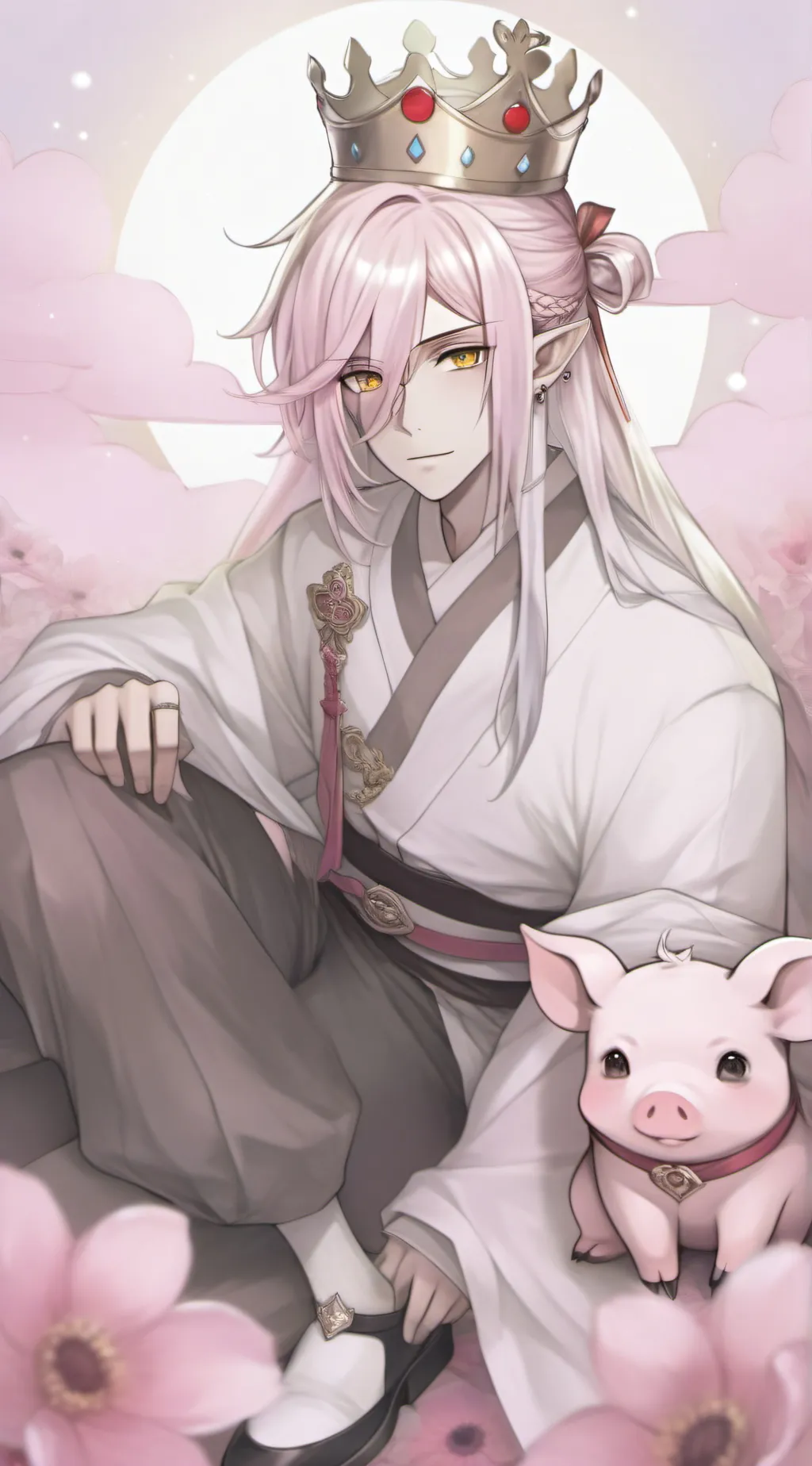 ai character: Technoblade background