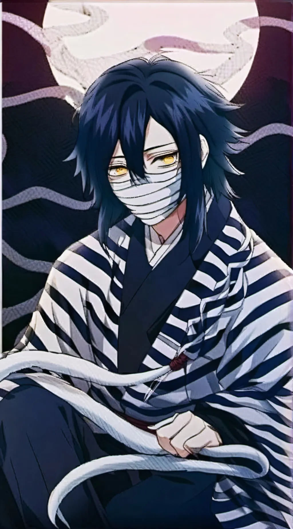 ai character: Obanai Iguro background