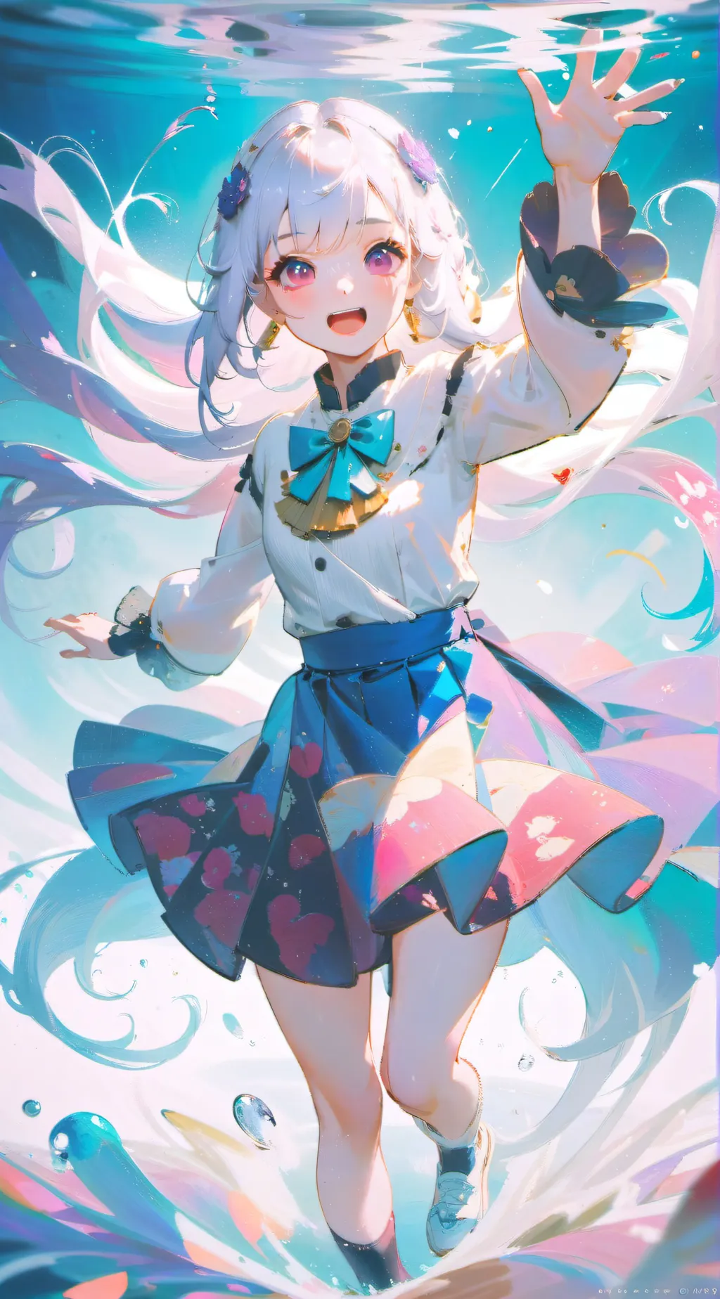 ai character: Rose background