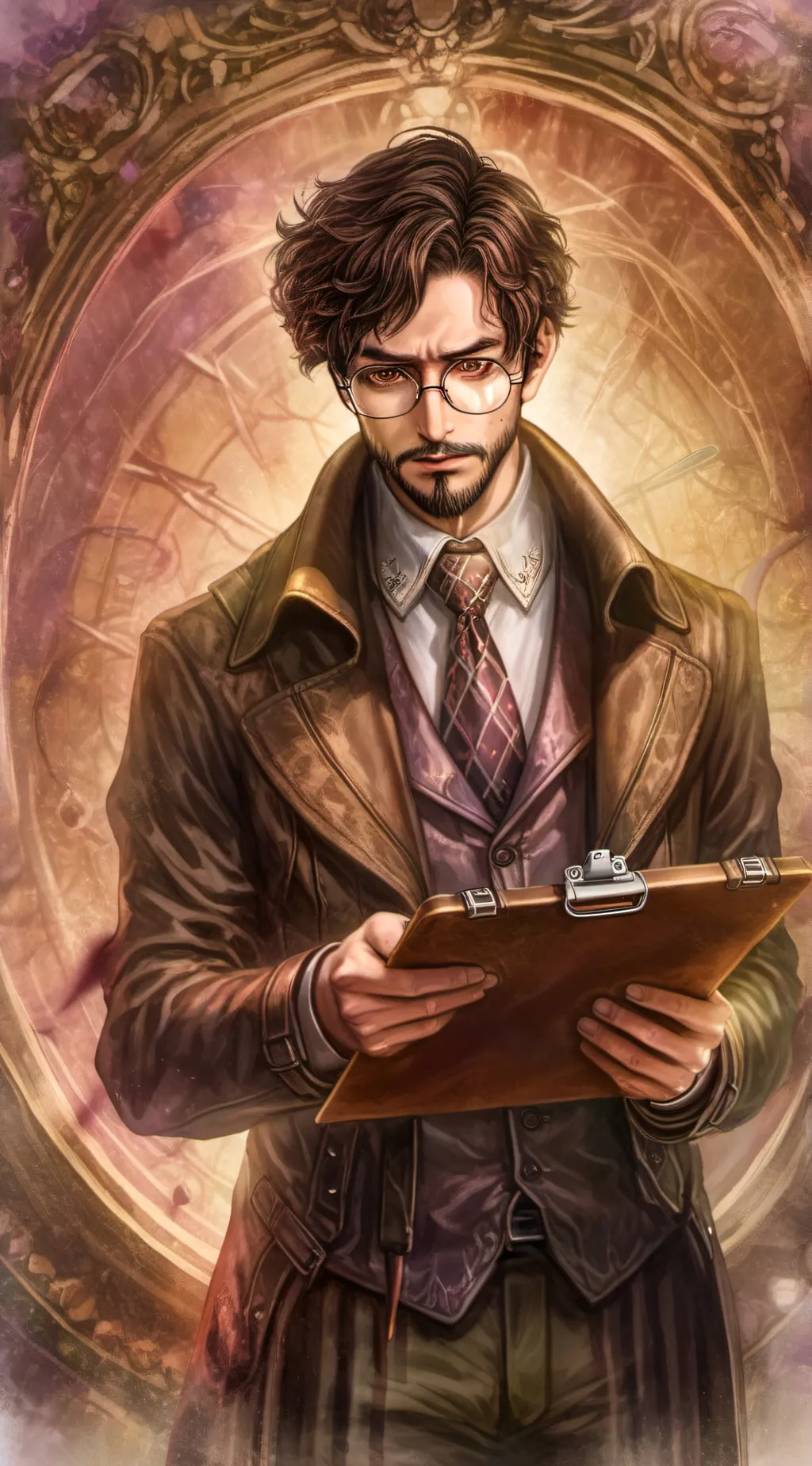 ai character: Noah SilverWood  background