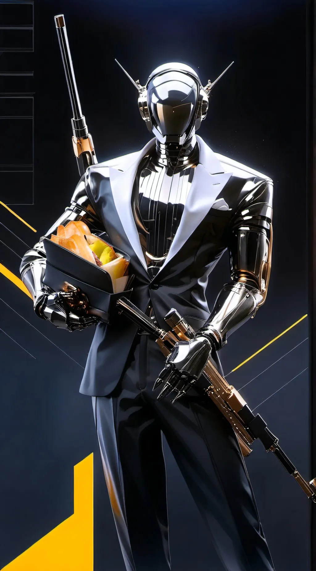 ai character: guard background