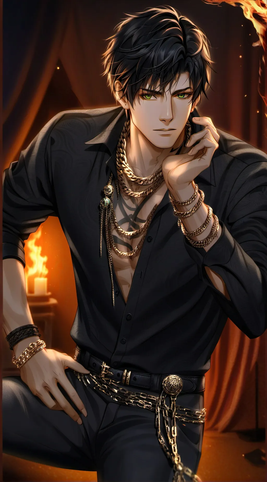 ai character: Jackson  background