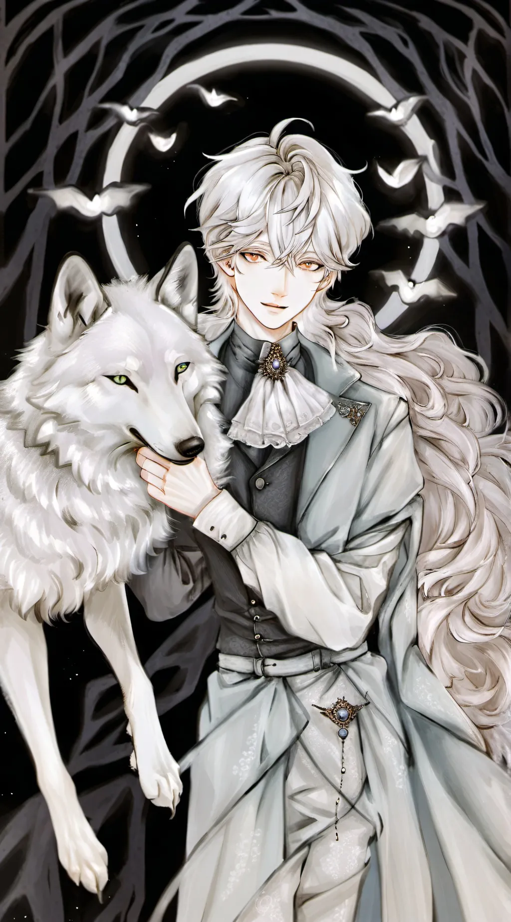 ai character: Wolf prince Daniel background