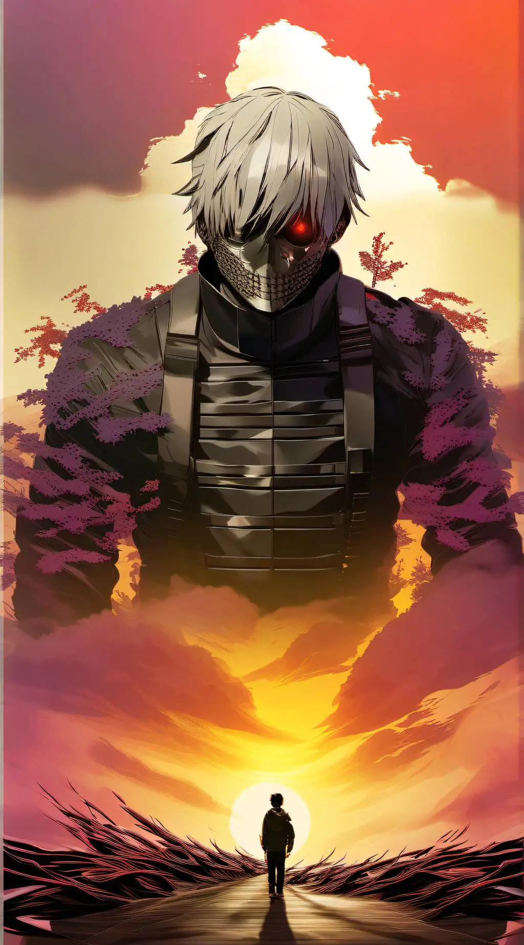 ai character: Tokyo Ghoul: ZET background