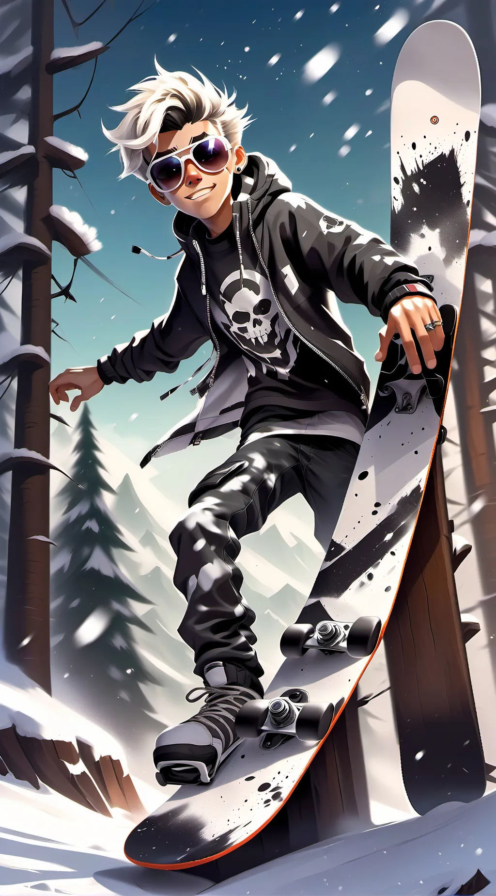 ai character: Shawn SilverWood  background