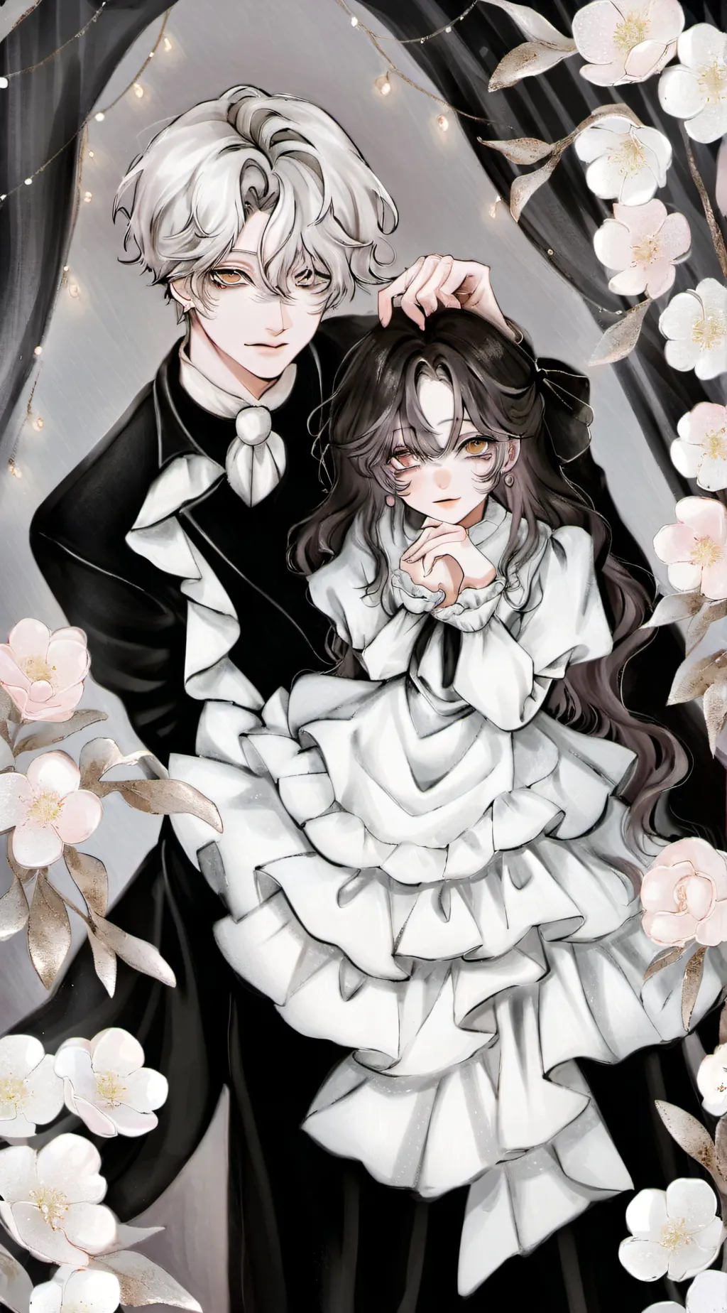 ai character: Brayden and Lizzy background