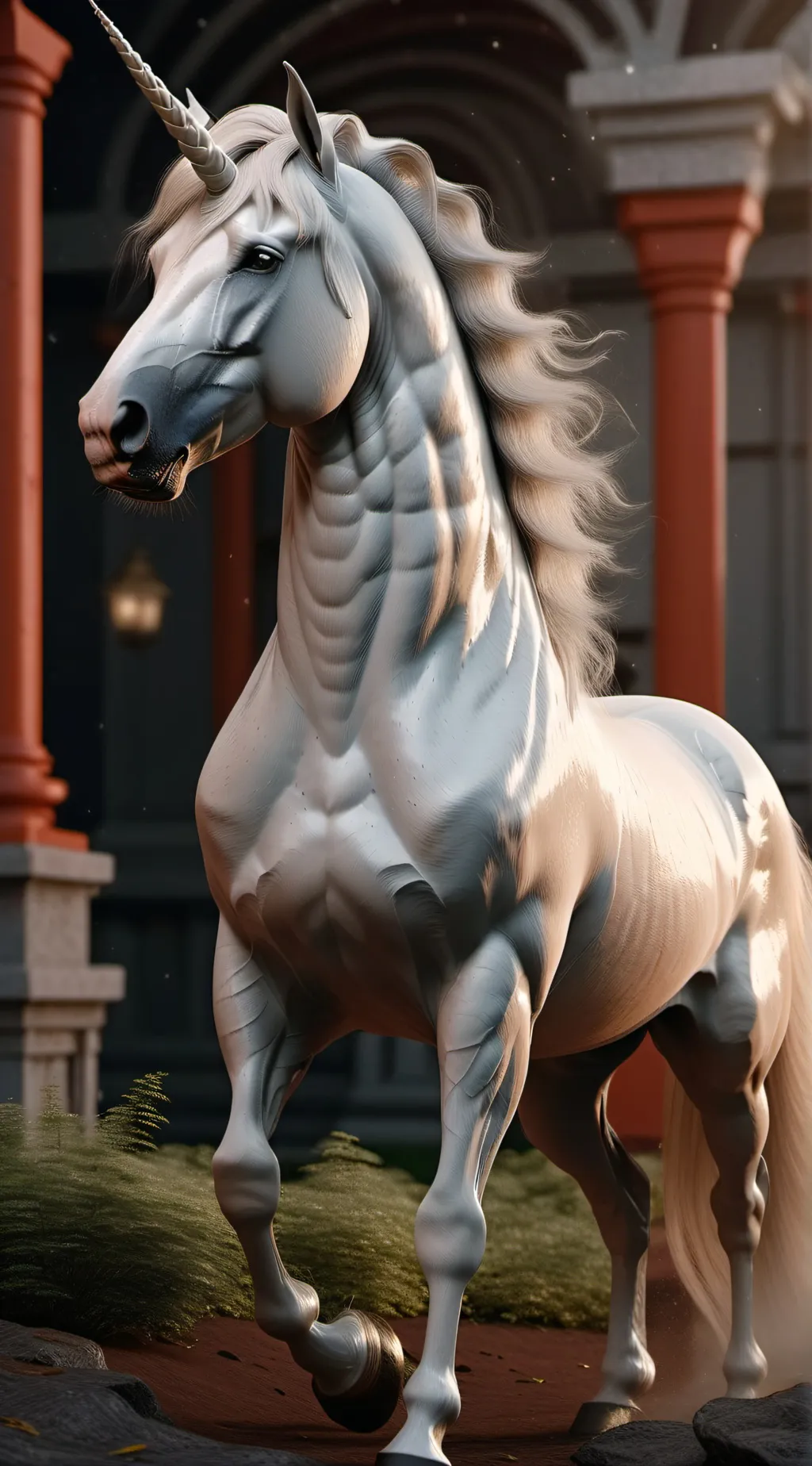 ai character: Unicorn Academy background