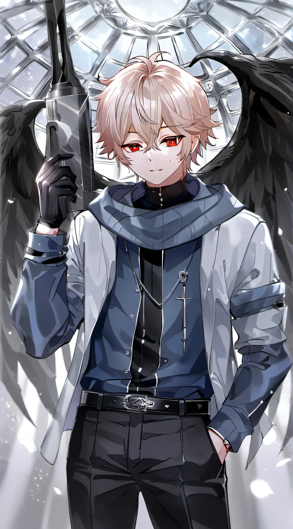 ai character: bakugo  background