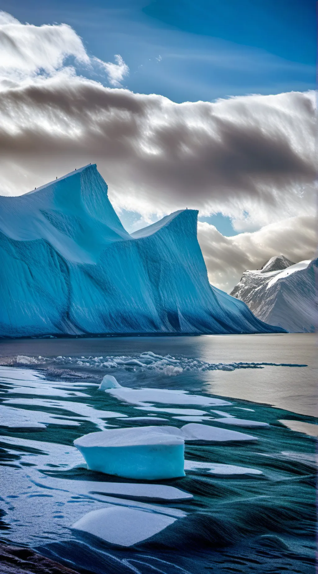 ai character: HB/HH Antarctica background