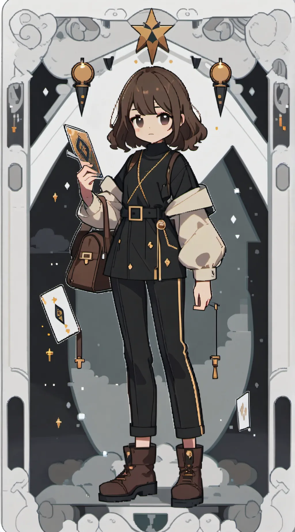 ai character: Melody background