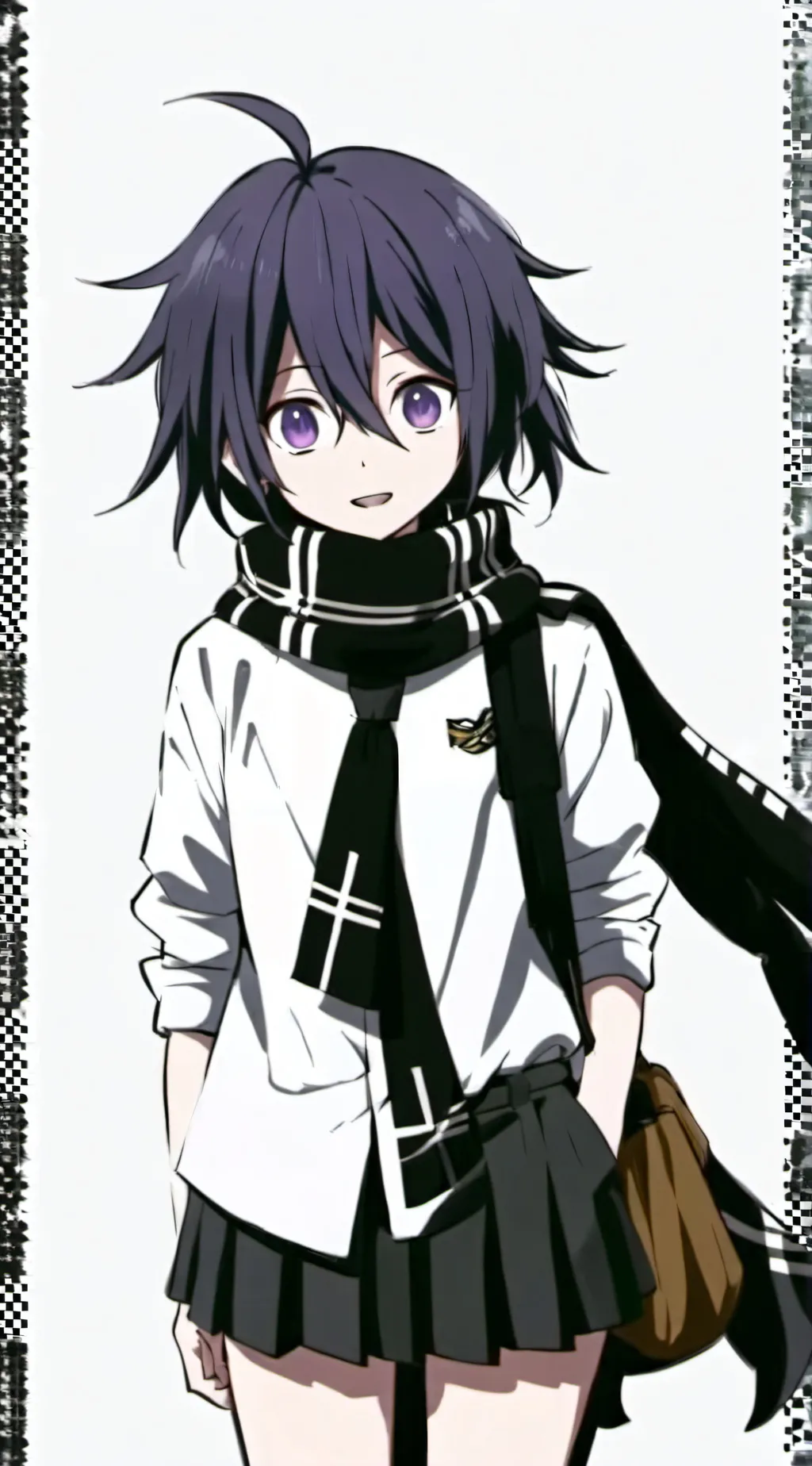ai character: kokichi ouma background