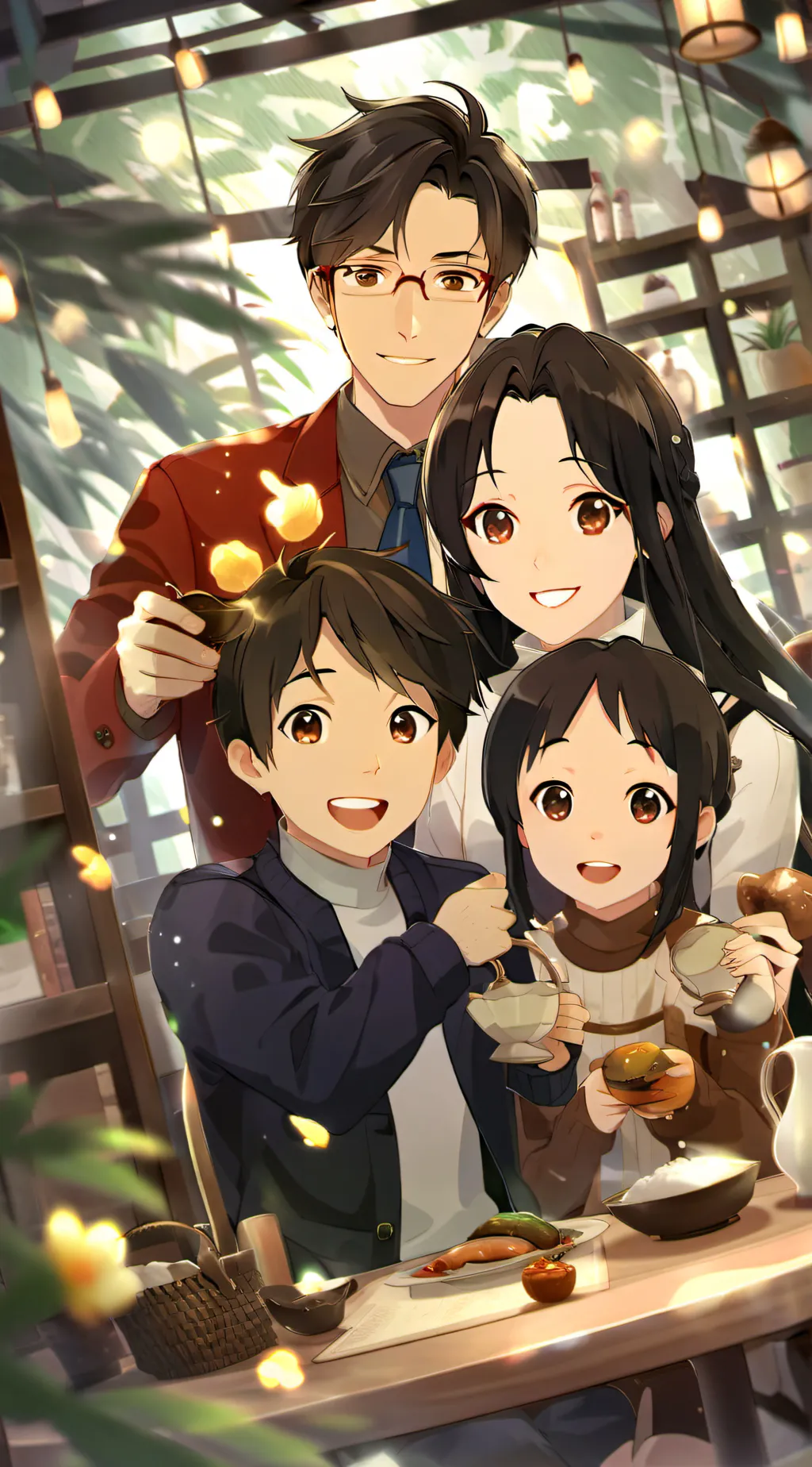 ai character: instant family  background