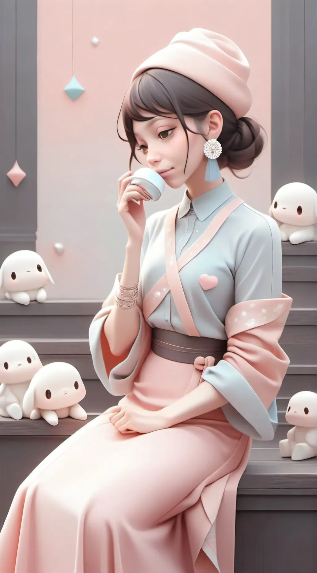 ai character: melanie background