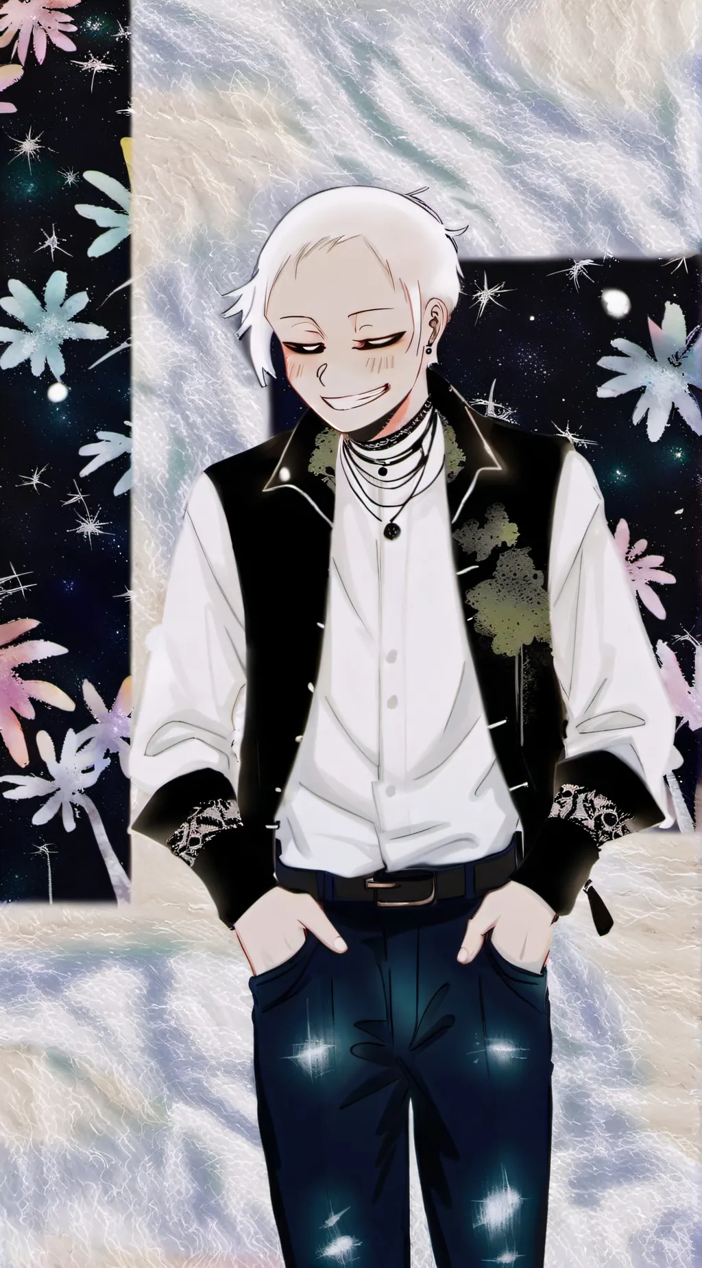 ai character: (H) killer sans background