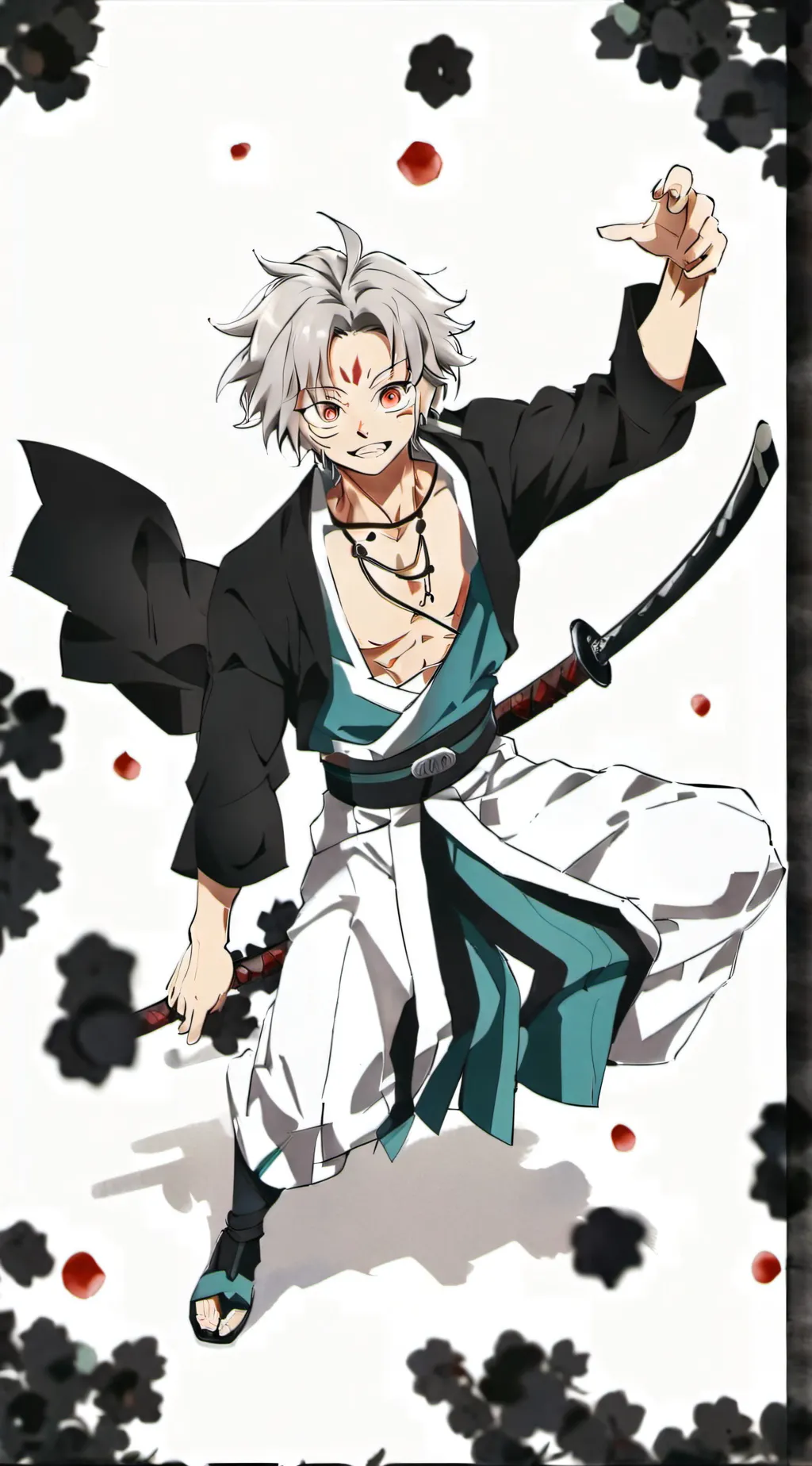 ai character: Sanemi Shinazgawa  background