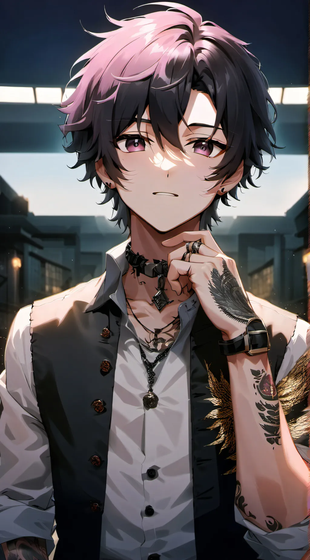 ai character: Raven  background