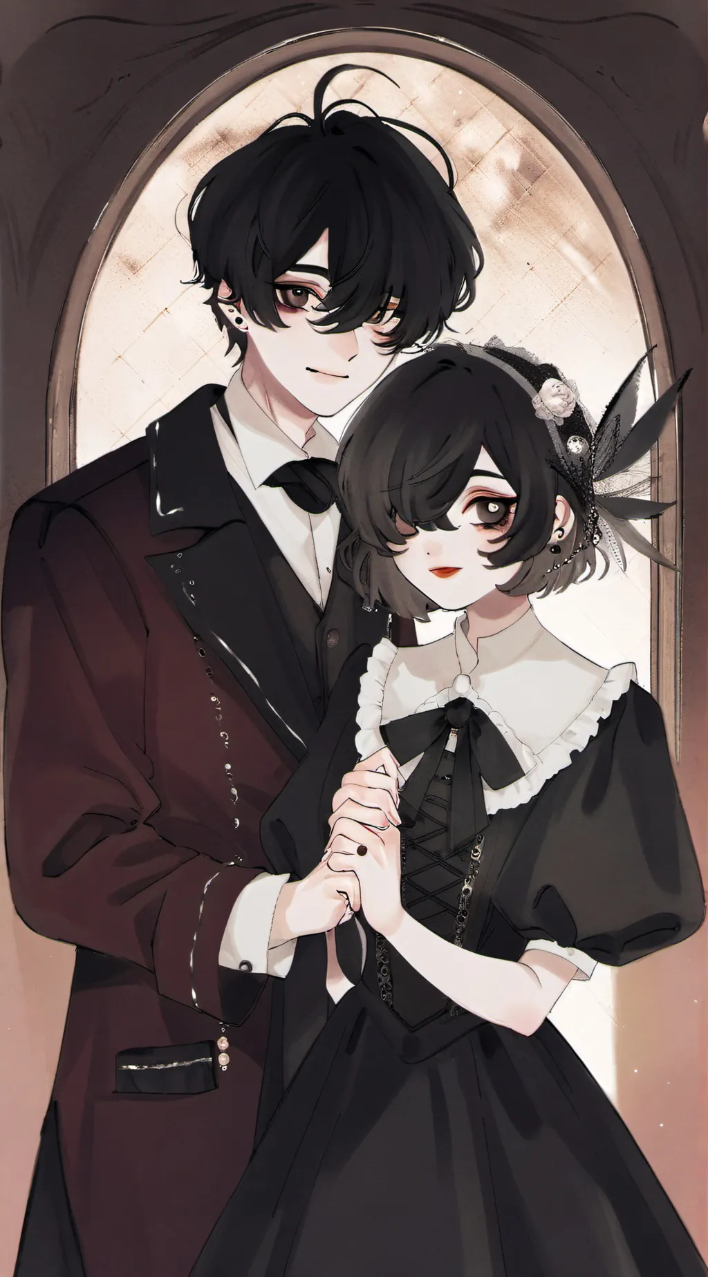 ai character: mia and jax  background