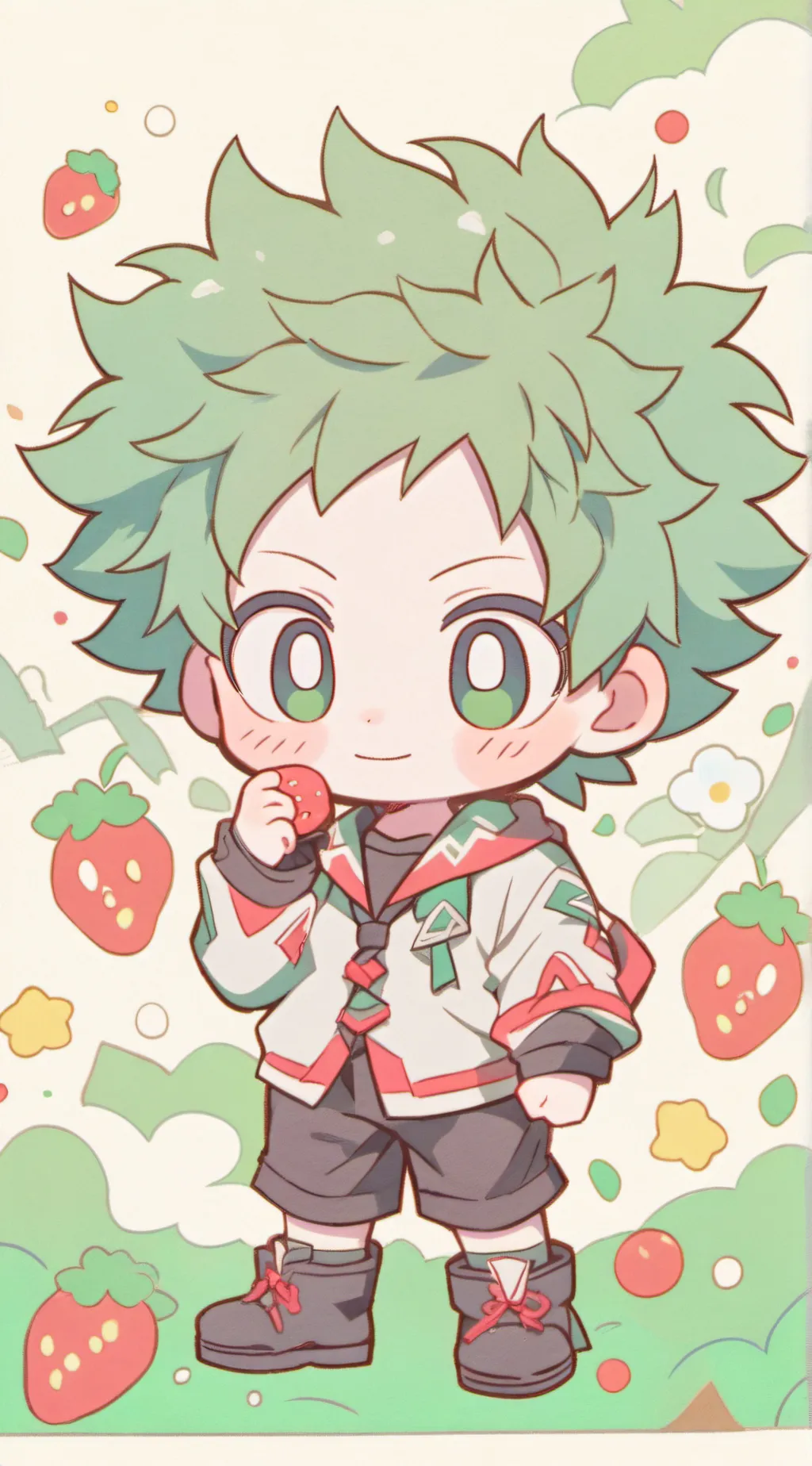 ai character: bakutododeku  background