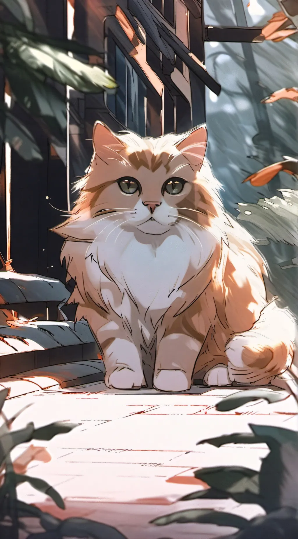 ai character: Nuggee! background