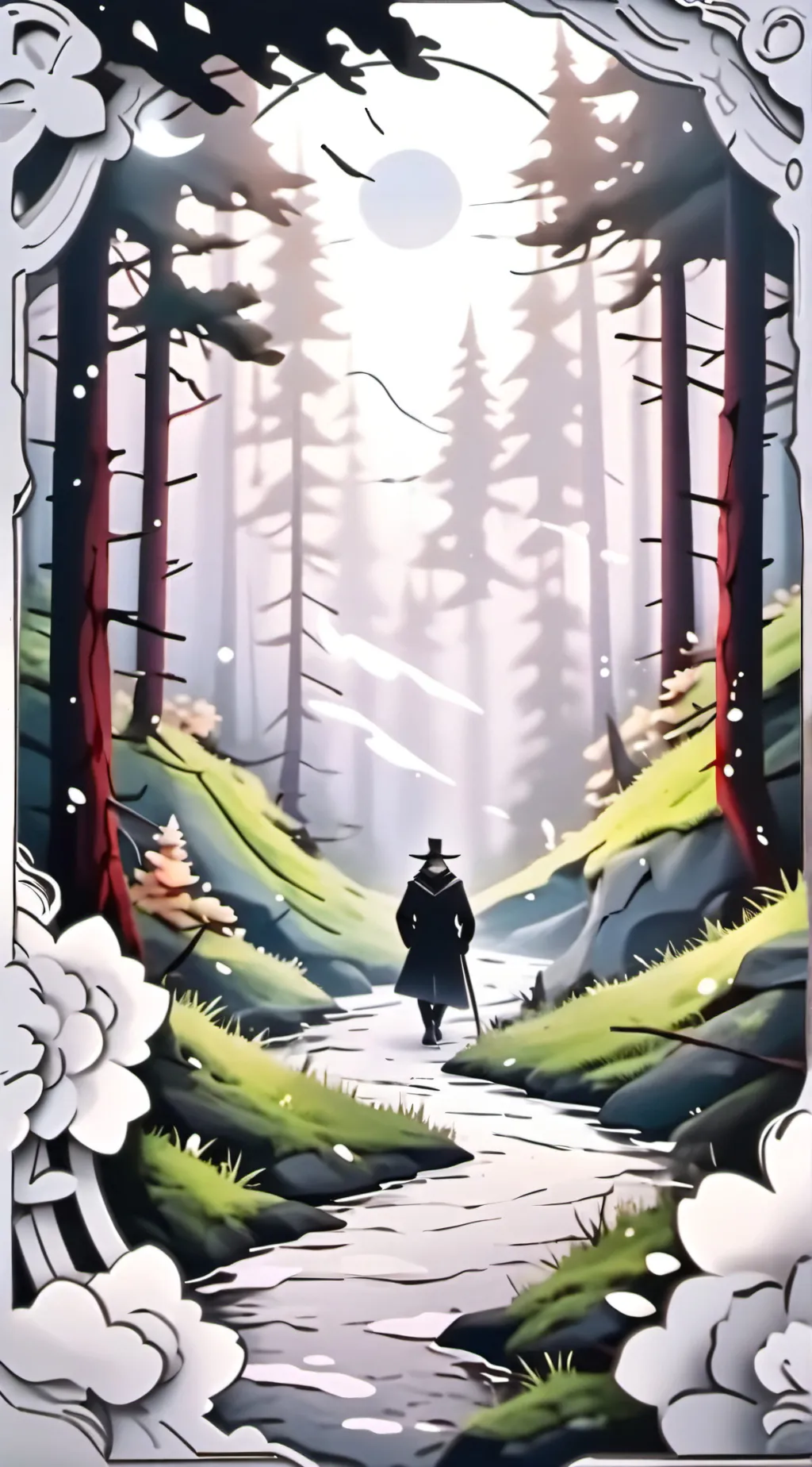 ai character: random thing background