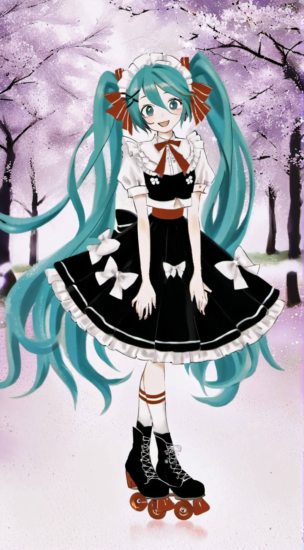 ai character: Miku (Mesmerizer) background