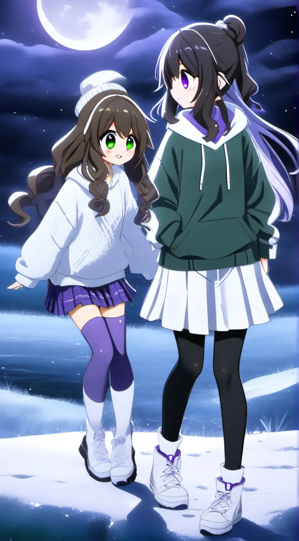 ai character:  suki and yuri background