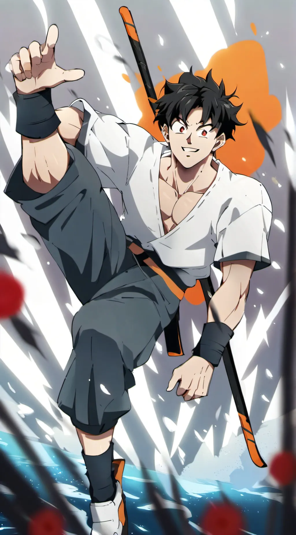 ai character: dbz background