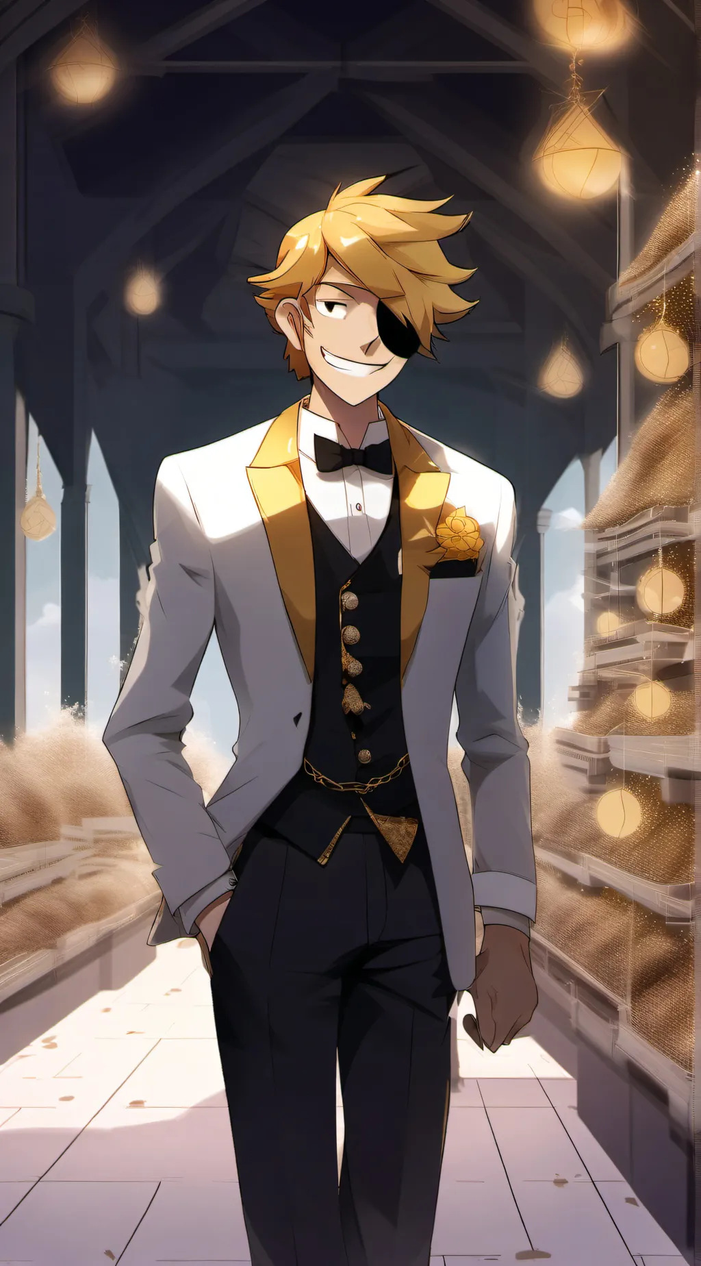 ai character: Bill Cipher background