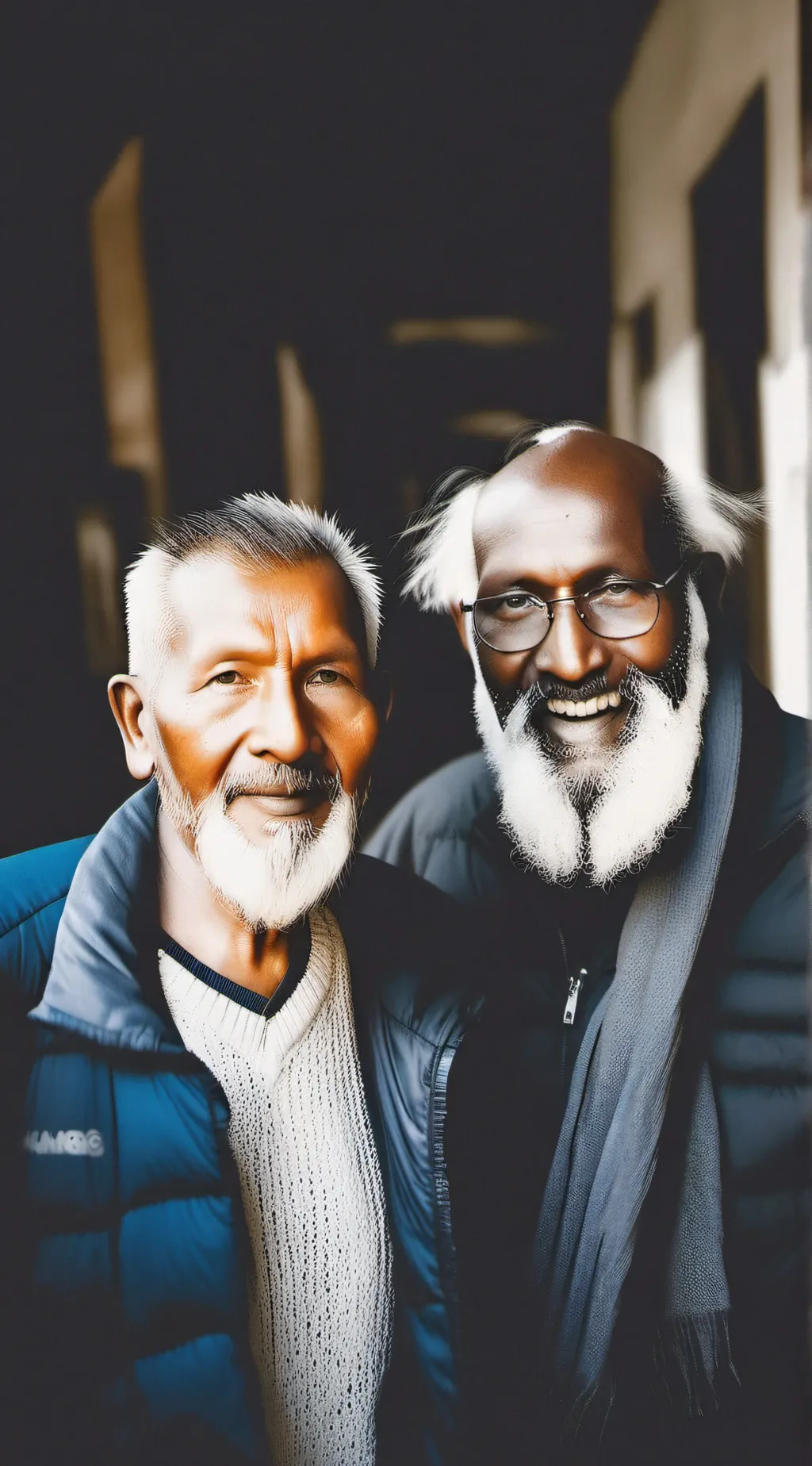 ai character: Ted & Jerry  background