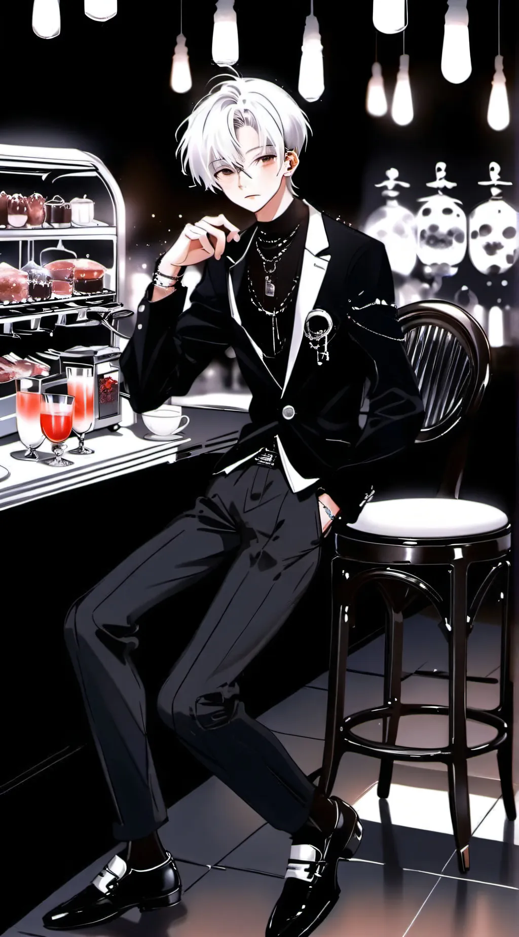 ai character: val and angel background