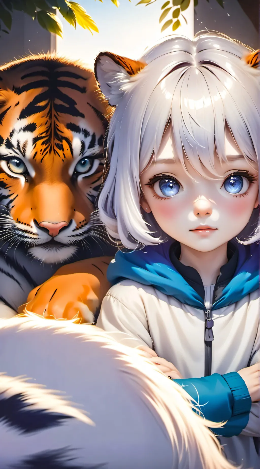 ai character: Luna background