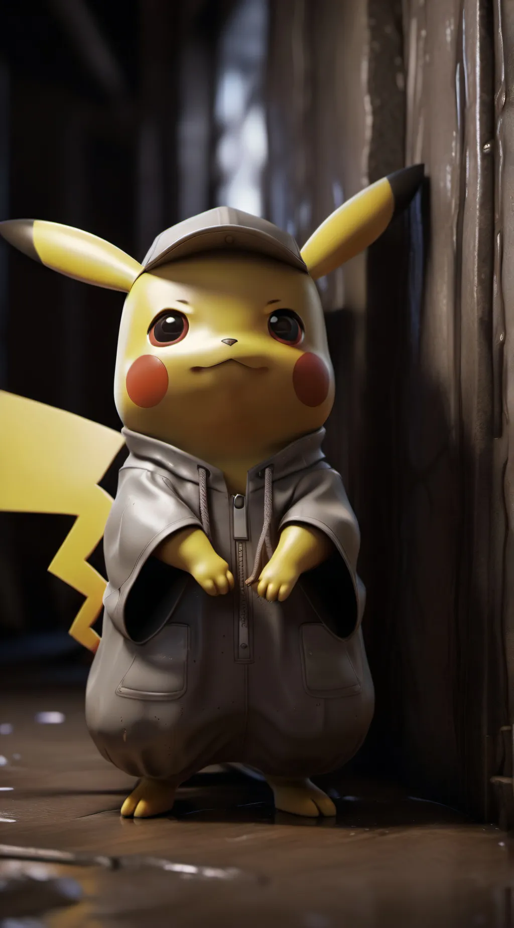 ai character: Pikachu background