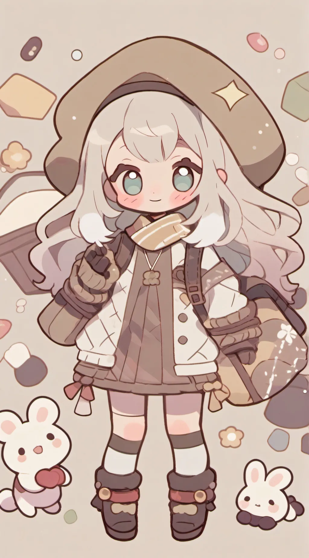 ai character: Rose background