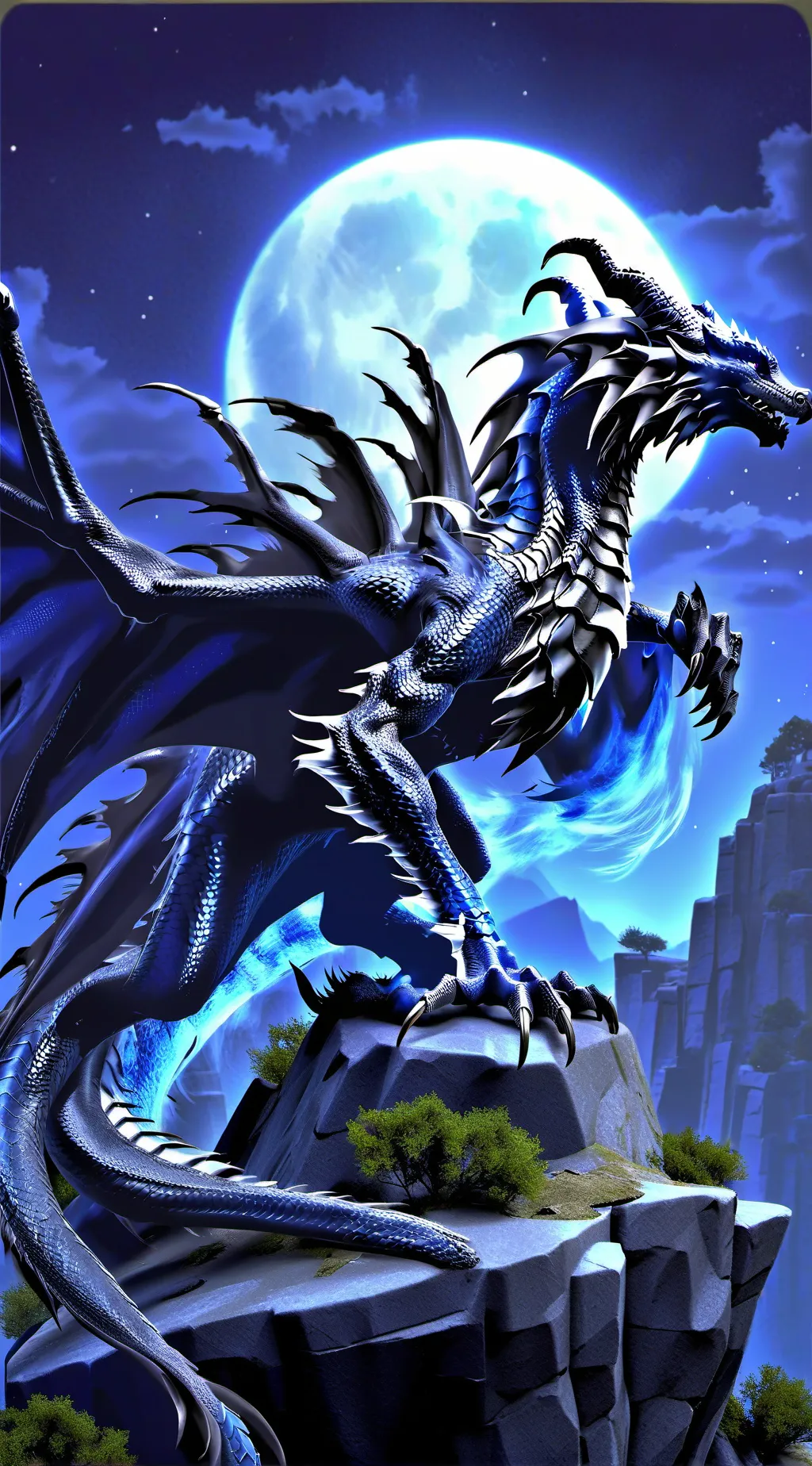 ai character: Ash night background