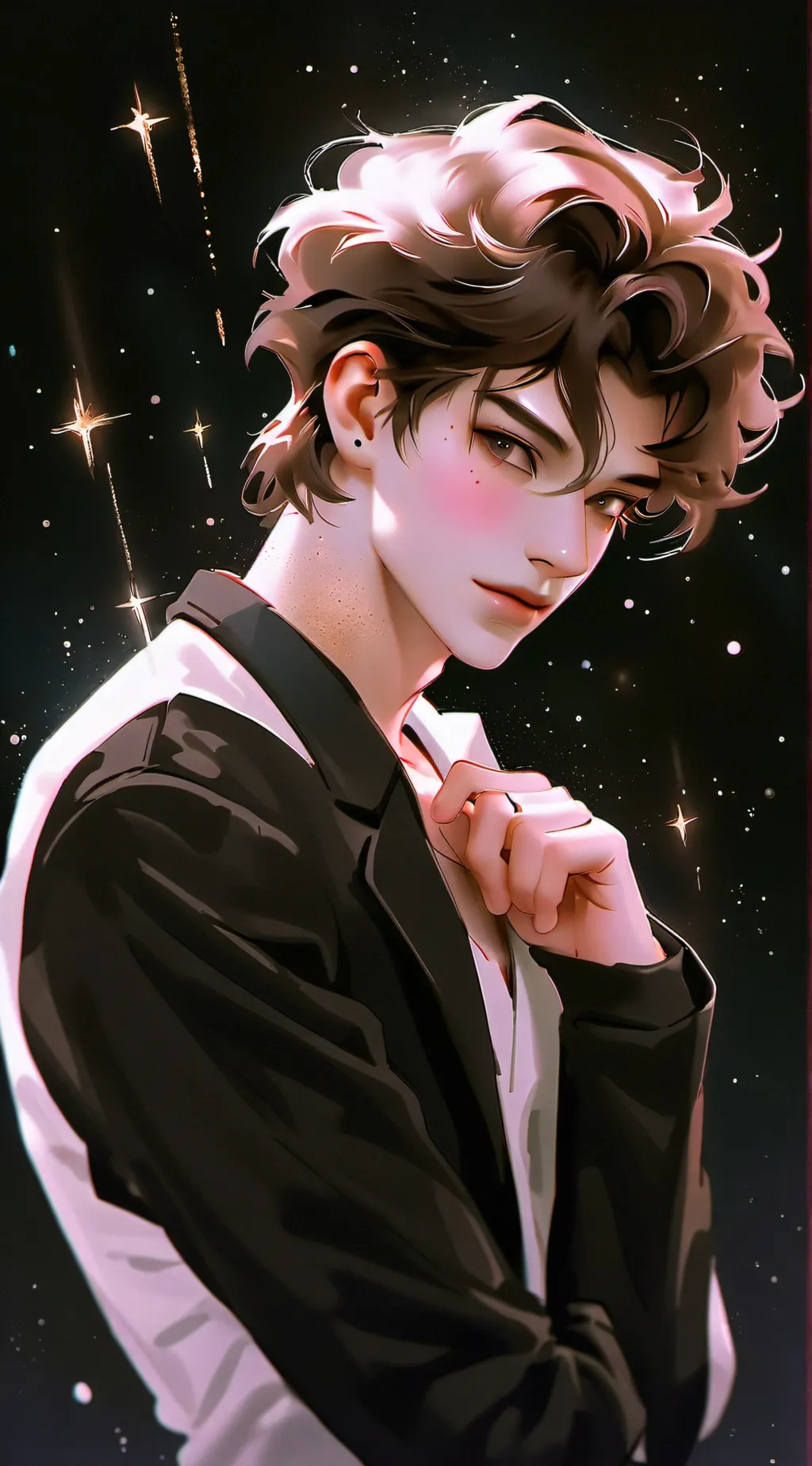 ai character: Lucas  background