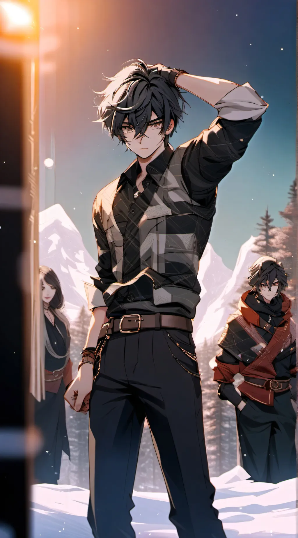 ai character: Caleb background