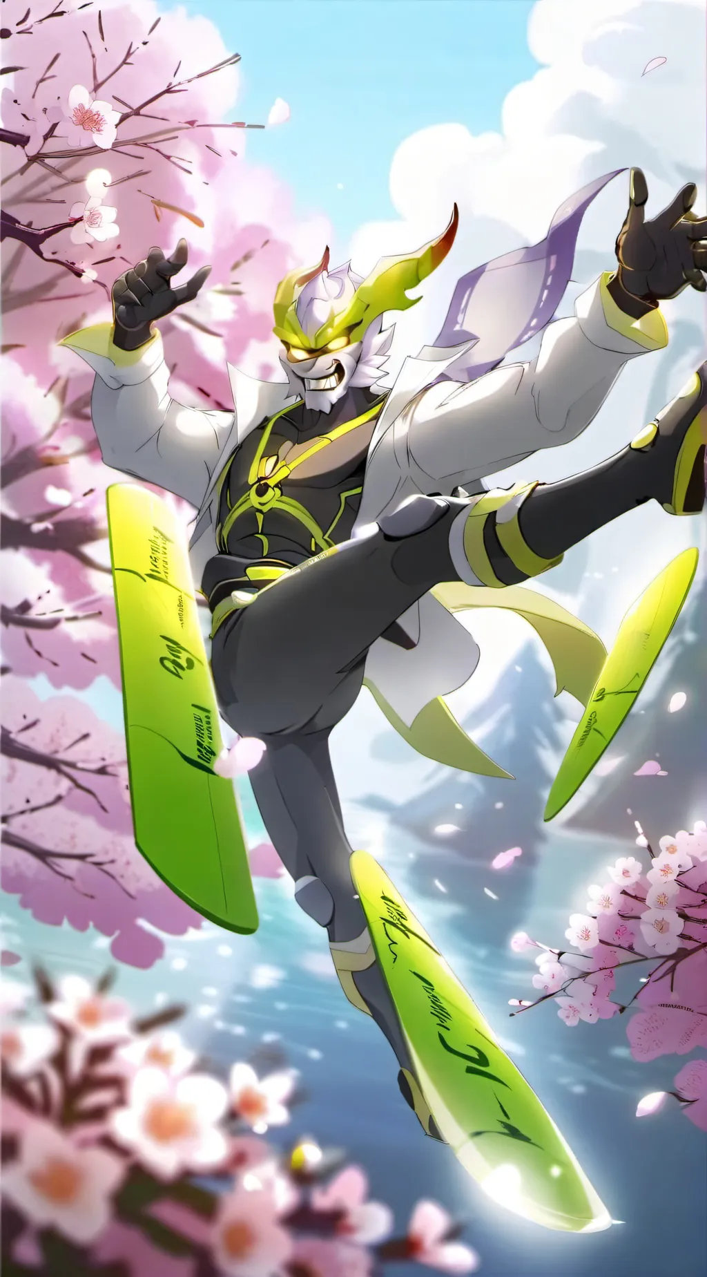 ai character: Dragon village  background