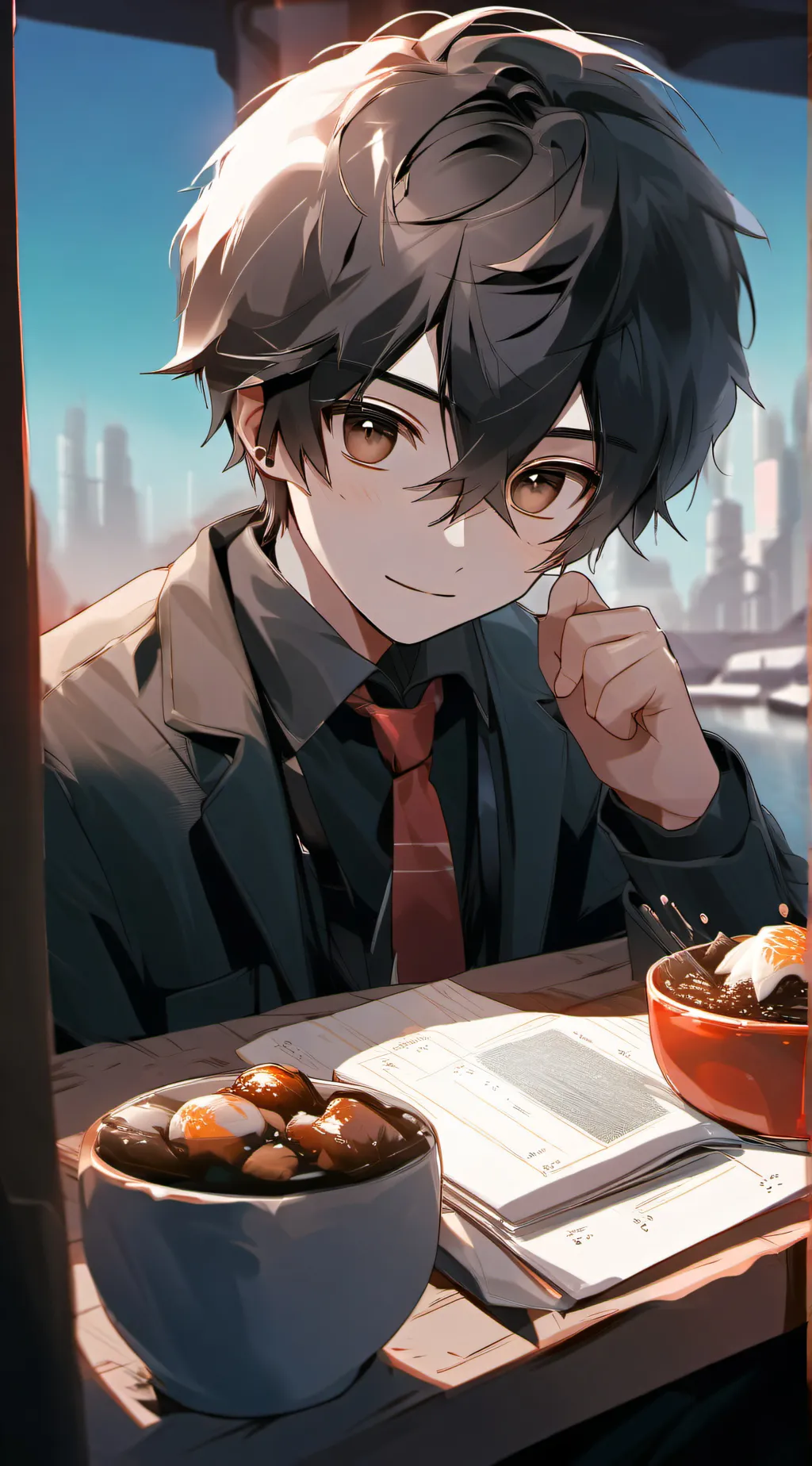 ai character: Jax  background